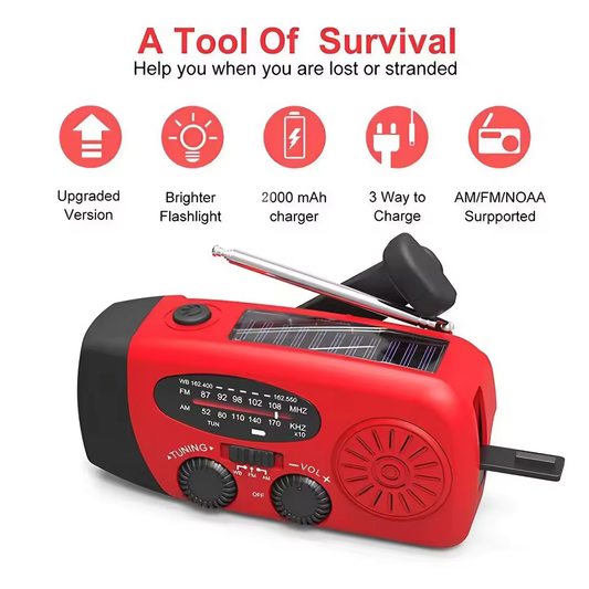 📻 Radio de Emergencia Multifuncional